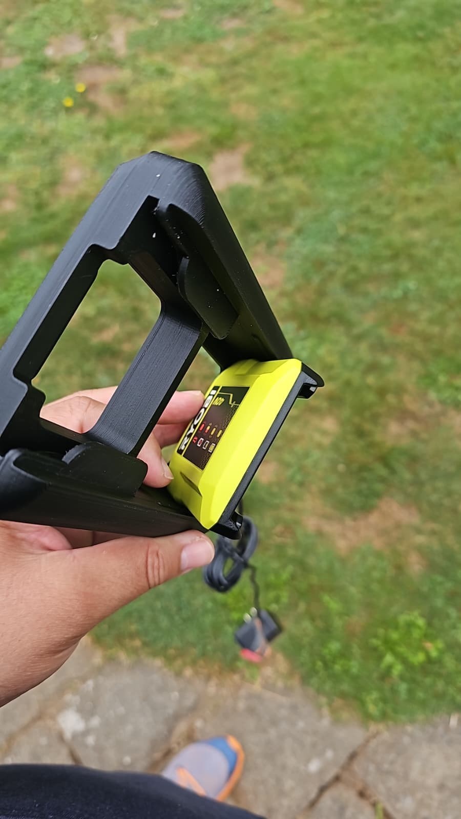 Ryobi 40V Battery Charger Wall Mount | Garage Tool Holder | Shed Organization &
