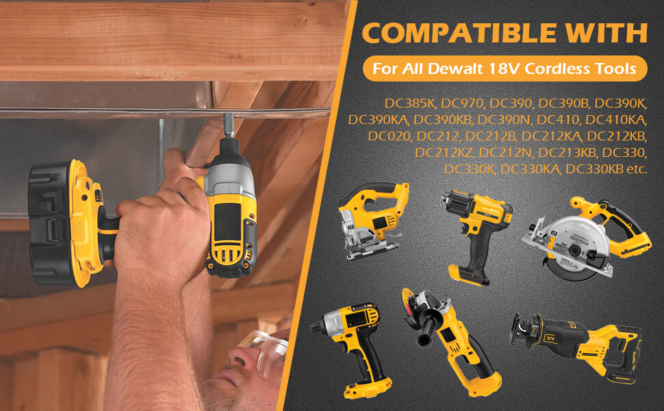 18V For Dewalt 18 VOLT XRP Ni-MH 5.0Ah/6.0Ah Battery DC9099 DC9096 DC9098 NEW