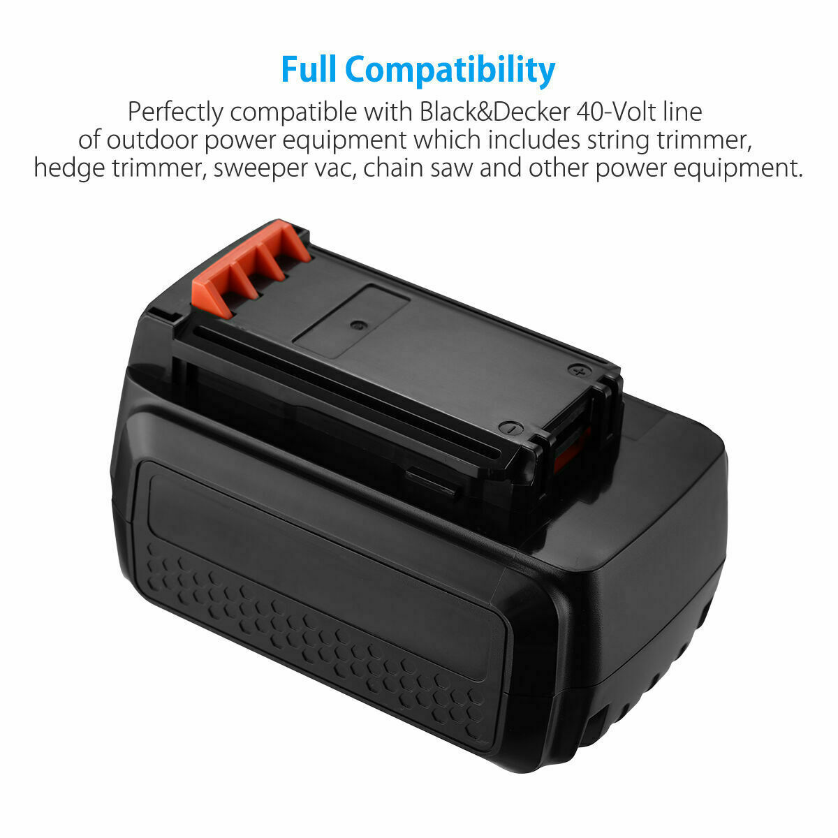 40 Volt 2.0Ah Lithium Battery for Black and Decker 40V Max LBX2040 LBXR36 LSW36