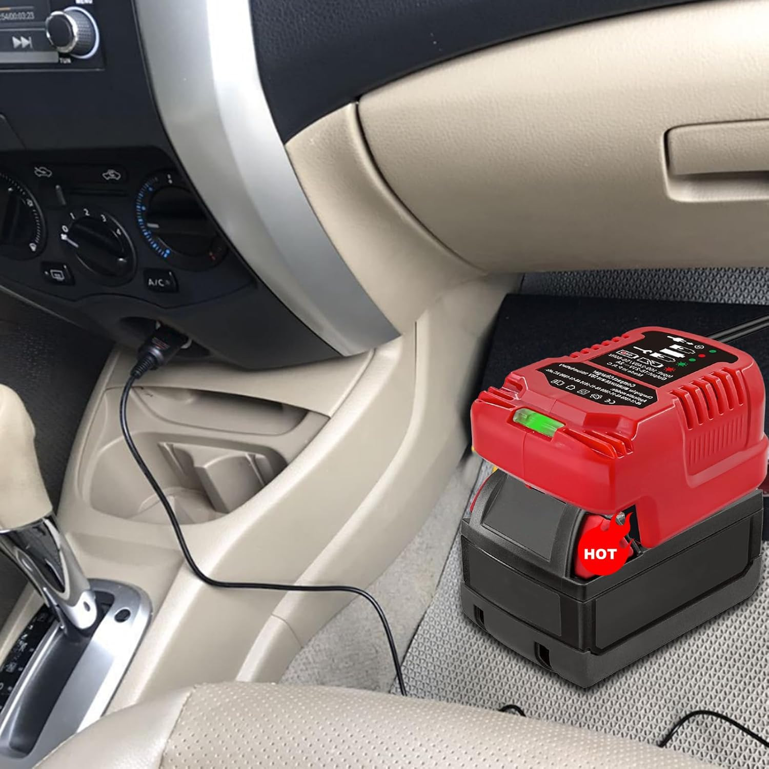 Car Battery Charger Replace for Milwaukee M-18 18V Lithium Ion Battery Charger 4