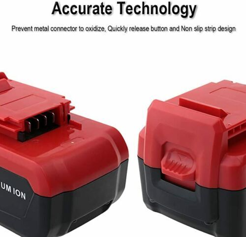 2Pack 18 Volt 8.0Ah Battery for Porter Cable 18V PC18BLX PC18BL OR Charger