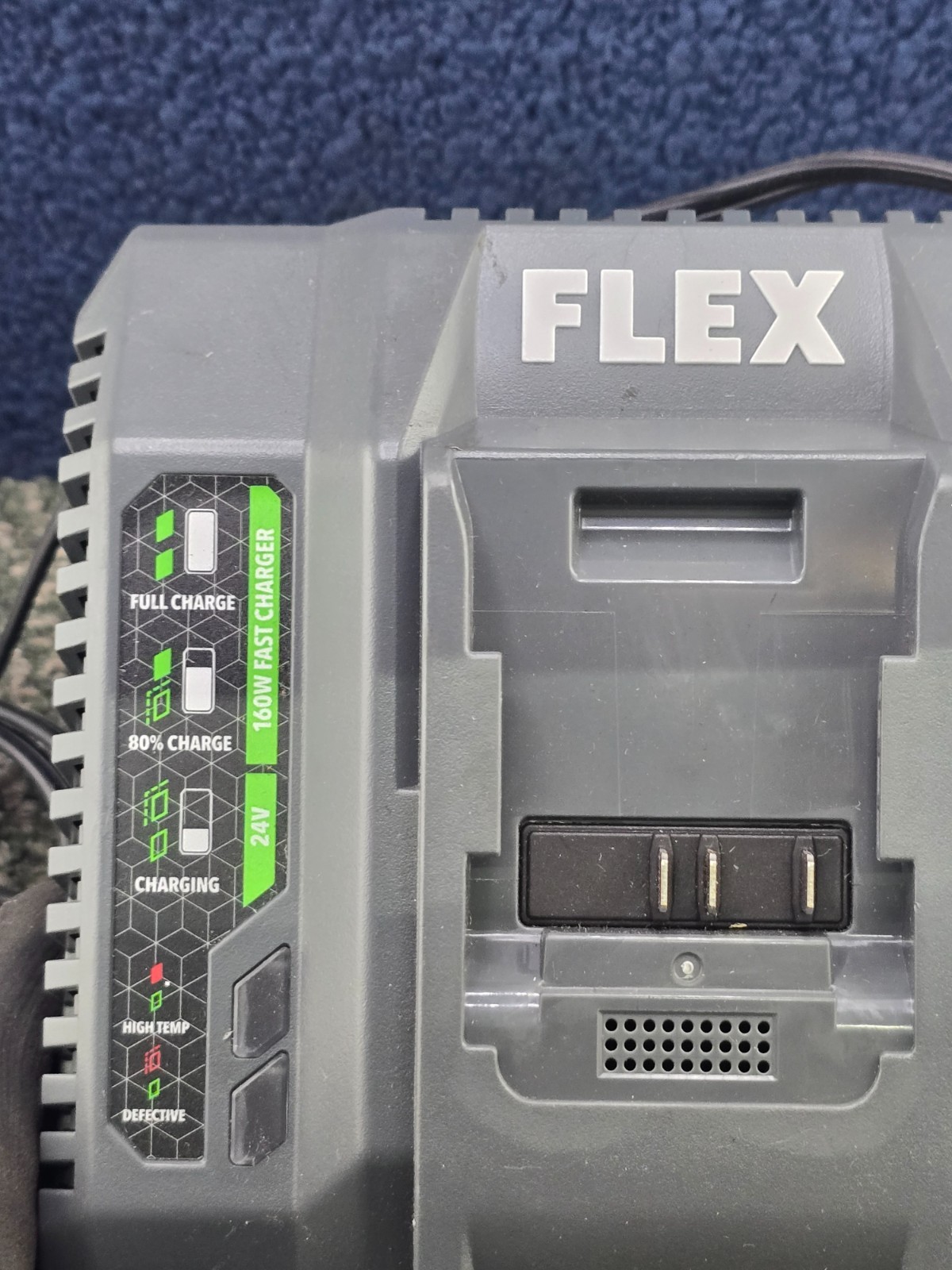 FLEX FX0411 24V 160W Fast Rapid Quick Battery Charger 60Hz 120V