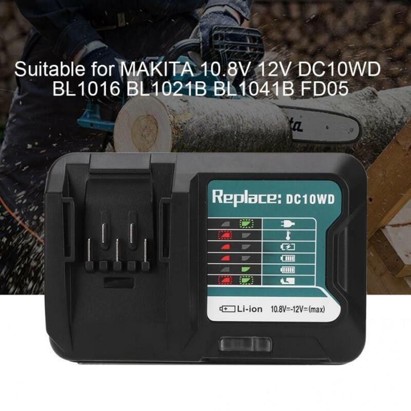 Fast Charger for MAKITA 10.8V/ 12V DC10WD DC10SB DC10WC BL1015 BL1016 BL1021B