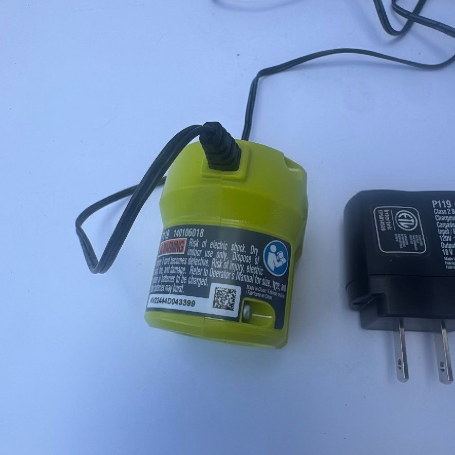Ryobi ONE+ P119 18V Battery Charger Lime Green/Black – Used Good