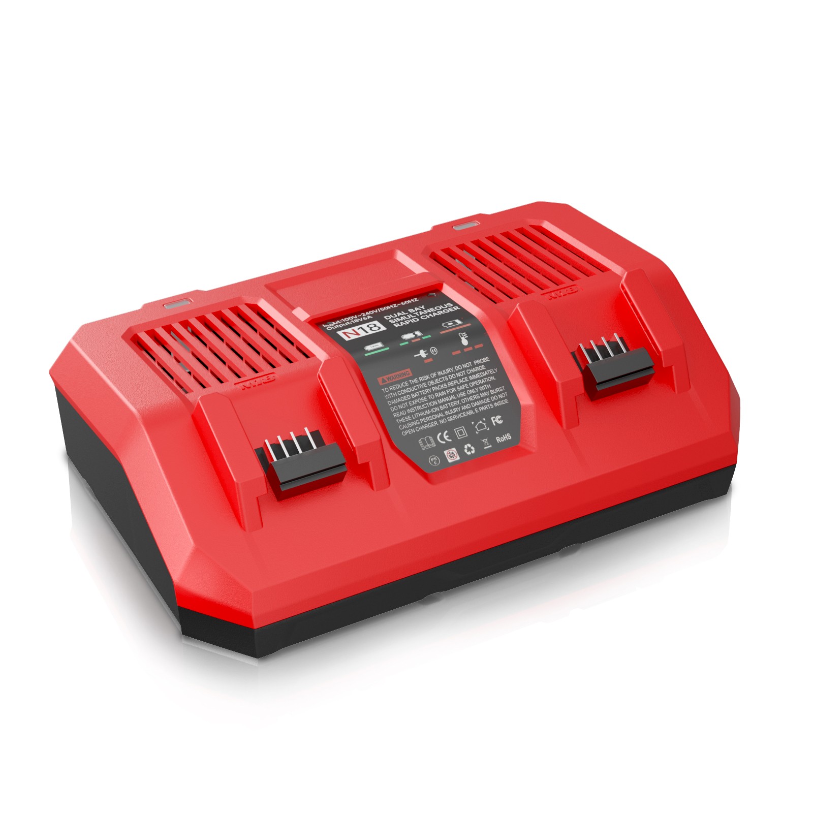Rapid Charger For Milwaukee Battery 48-11-1820 For M18 18V Battery For M12 12V