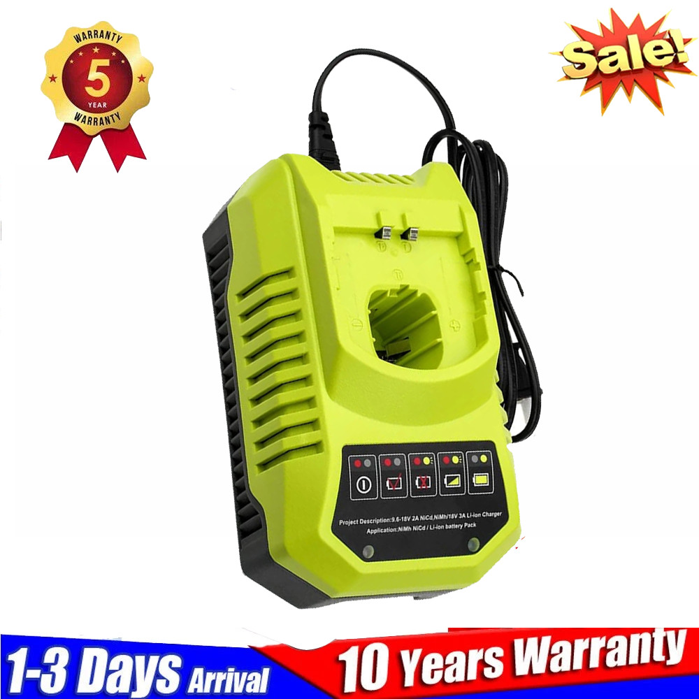 P117 Rapid Charger for Ryobi 18V One+ Plus Batteries P108 P189 P190 P193 PBP004