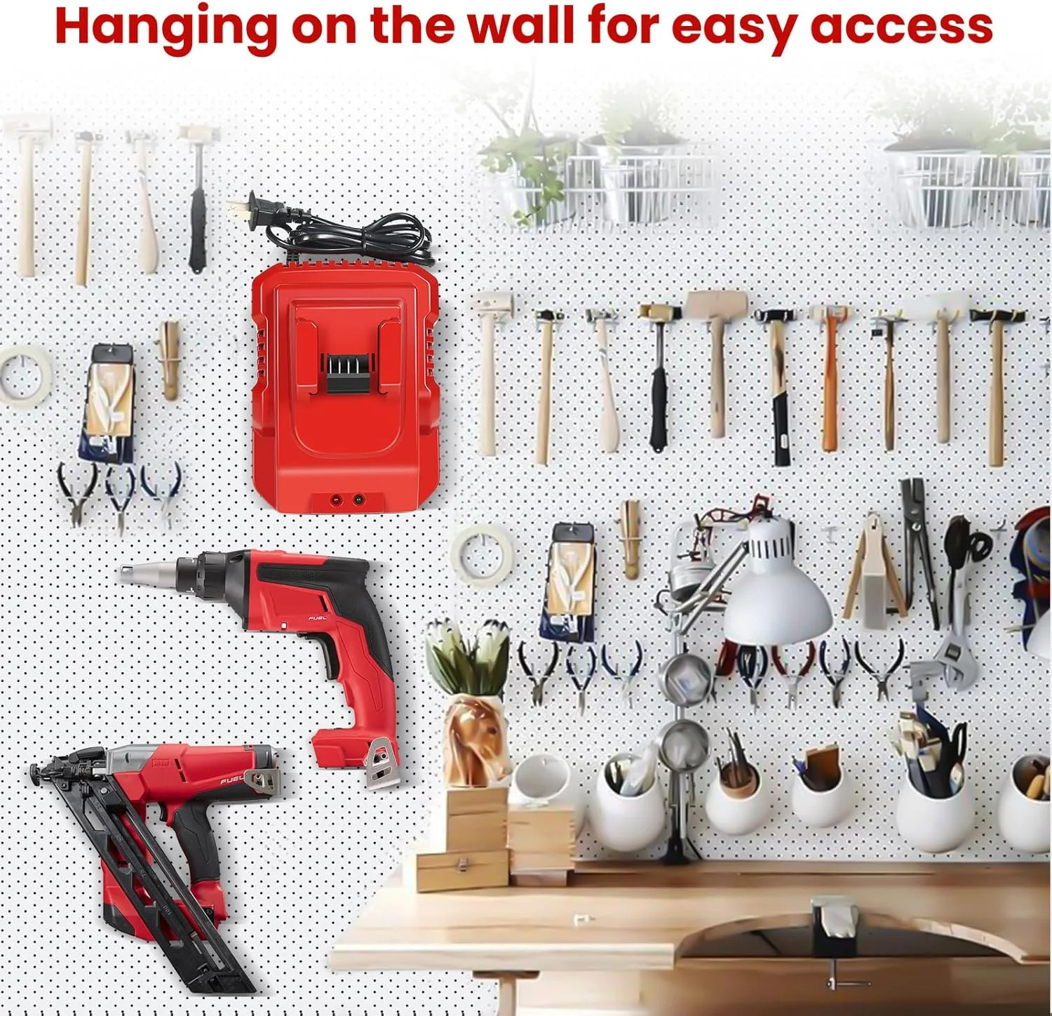 Rapid Battery Charger Station for Milwaukee M18 Charger Compatible with Milwauke