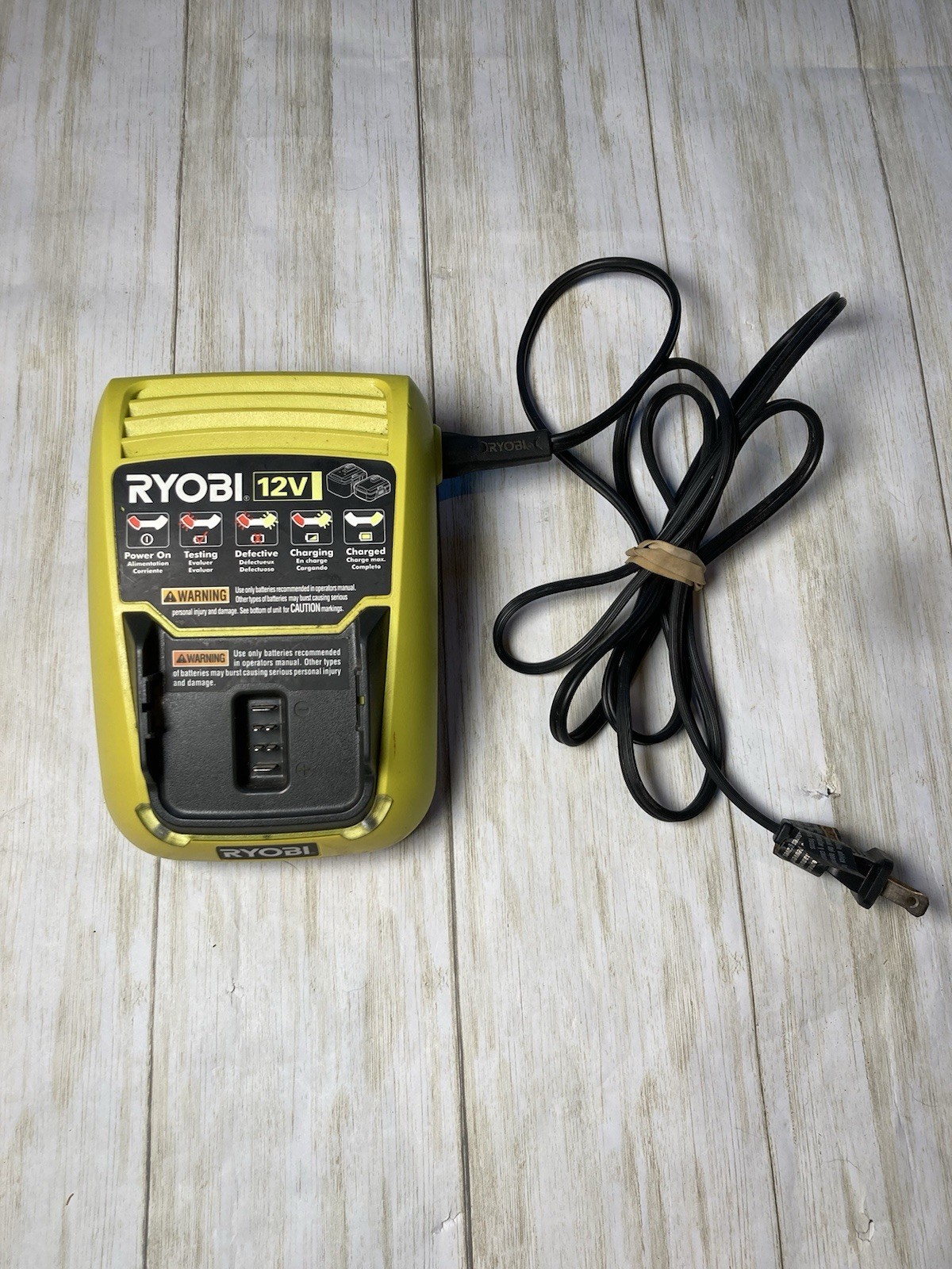 Ryobi C120D 12V Lithium Ion Battery Charger Genuine Original OEM – Tested