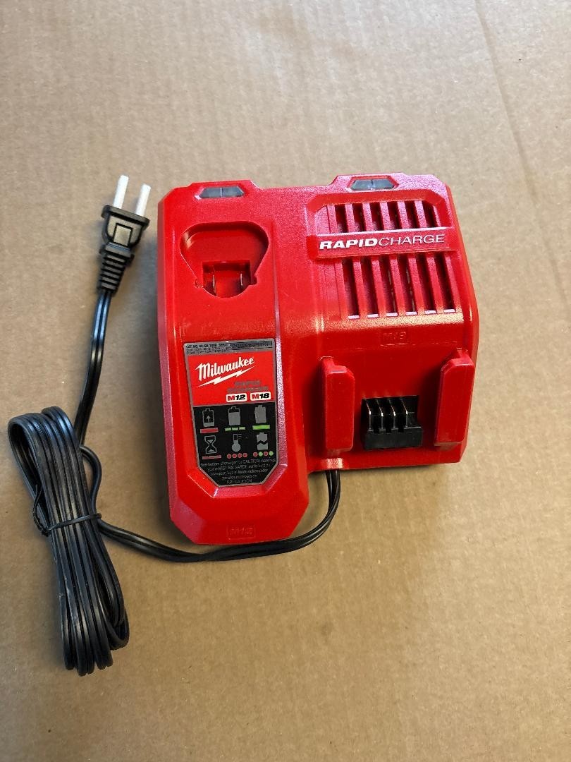 NEW Genuine Milwaukee RAPID 40% FASTER Charger 48-59-1808 M18 M12, 18V 12V, OEM