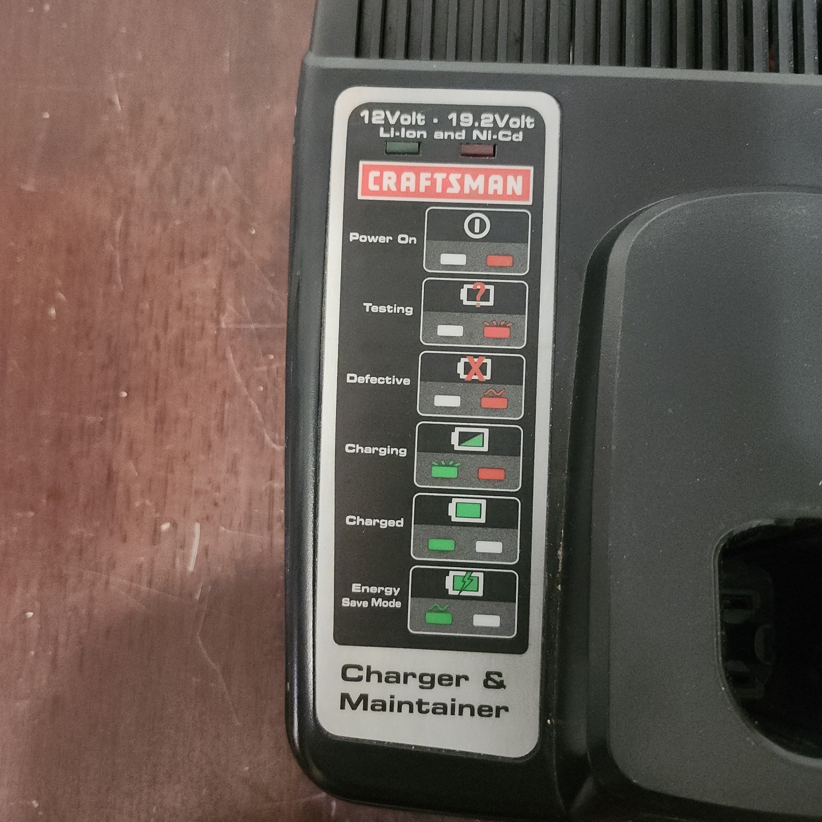 Craftsman Quick Battery Charger 12V-19.2V Li-Ion and Ni-Cd Model 315.CH2030