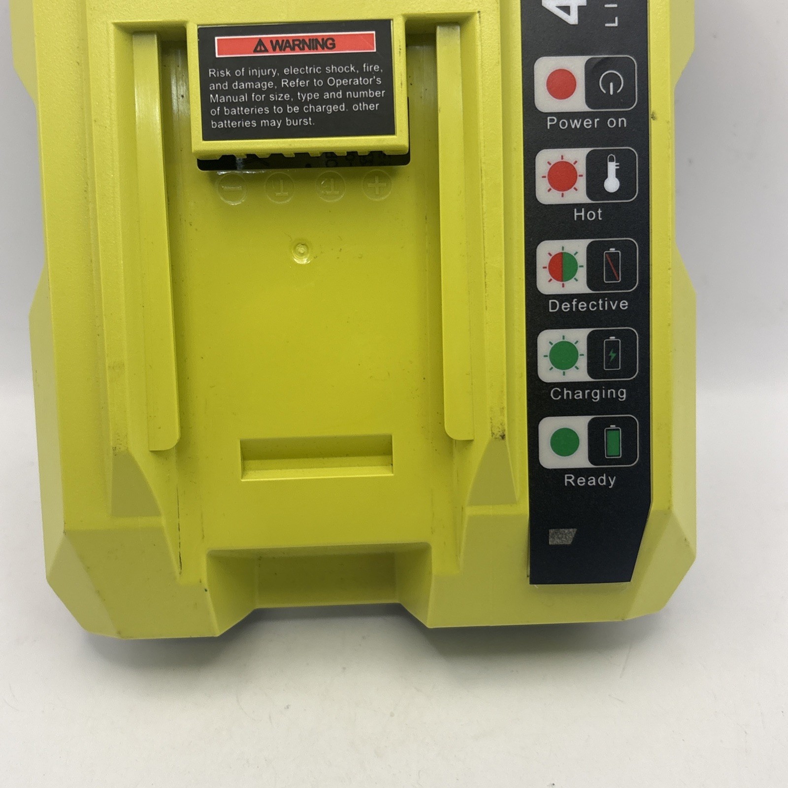 Rapid Charger For Ryobi 40V OP408VNM Lithium Battery OP406VNM OP40602 OP401 LED