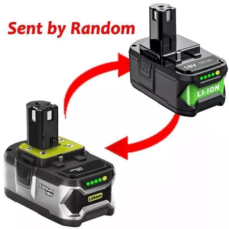 For RYOBI P108 18V One Plus High Capacity Battery /NEW Charger Lithium-Ion 8.0Ah