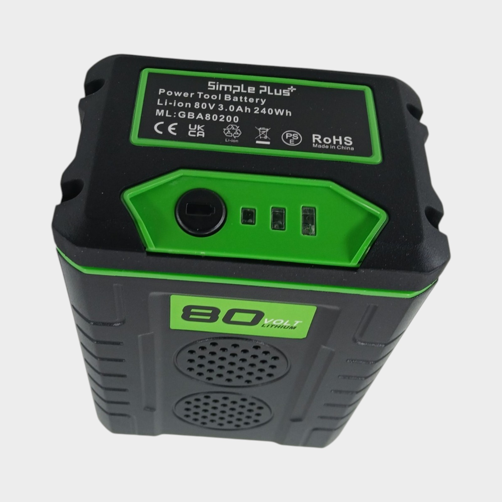 Greenworks 80V Cordless Tools GBA80200 Battery
