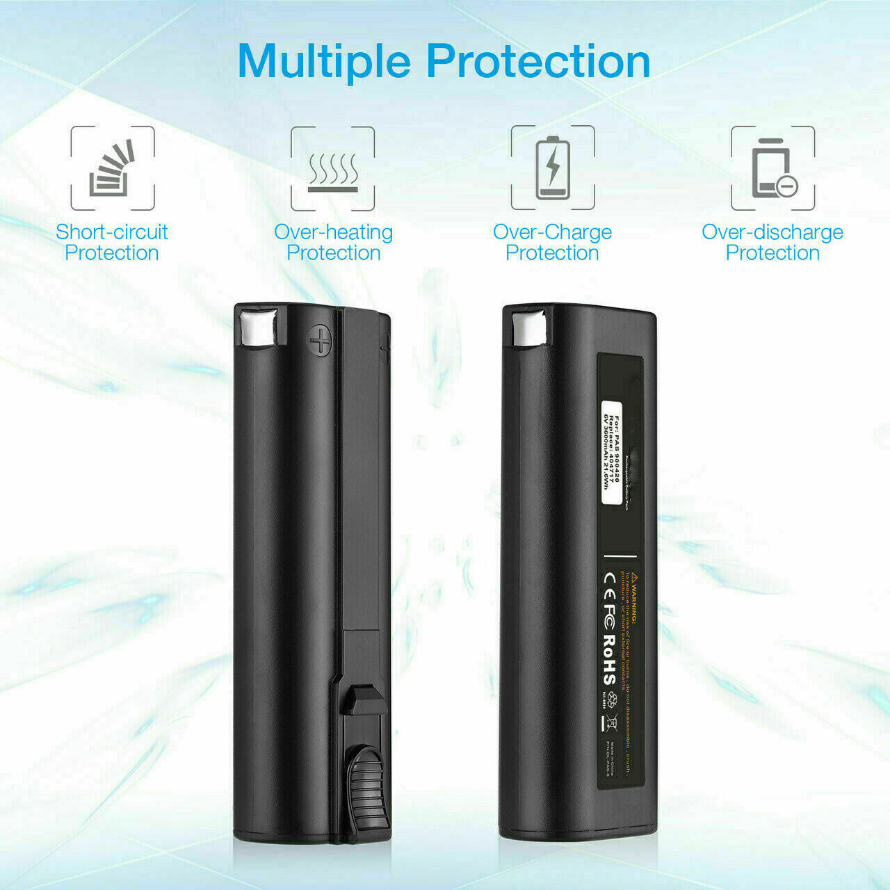 4000mAh/4800mAh For Paslode Impulse 6V 404717 Ni-MH Battery Nailer 900400 900420