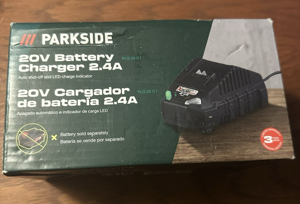 PARKSIDE 20V Battery Charger PLG 20 C1 – Standard 2.4A X20V Team Charging Base