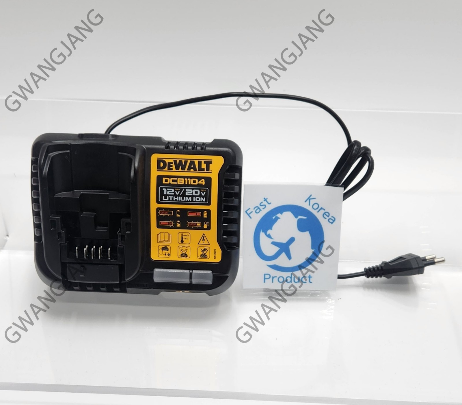 DEWALT DCB1104 DCB115 12V – 20V MAX Li-Ion Speed Charger 220V – 240V DIY