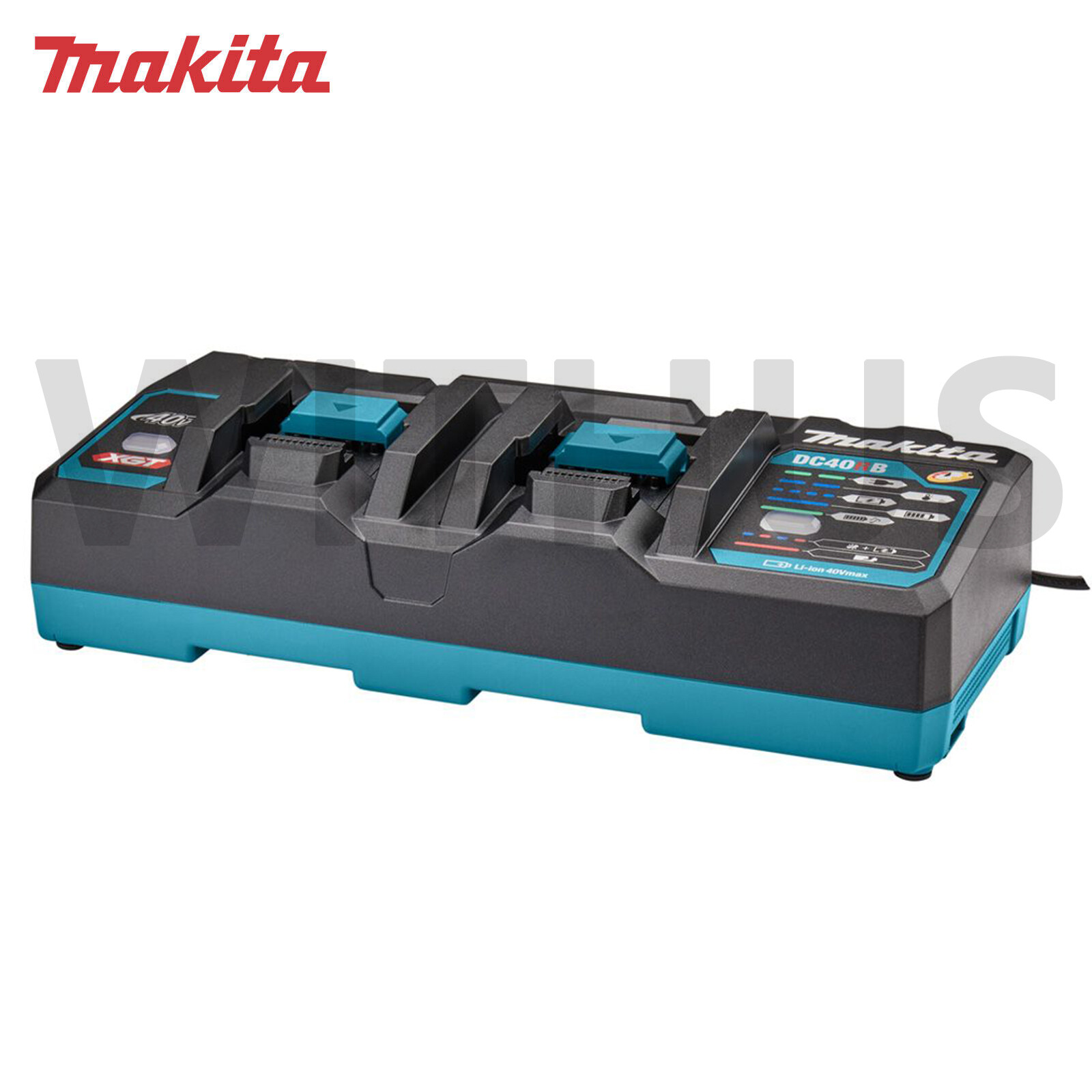Makita DC40RB 40V Max XGT Li-ion Dual Port Rapid Optimum Battery Charger 220V