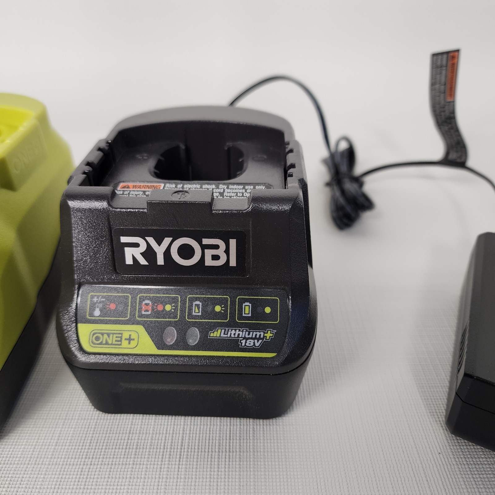 Ryobi 18V ONE+ Battery Chargers P118B & PCG002 Set – Tested & Working New no box