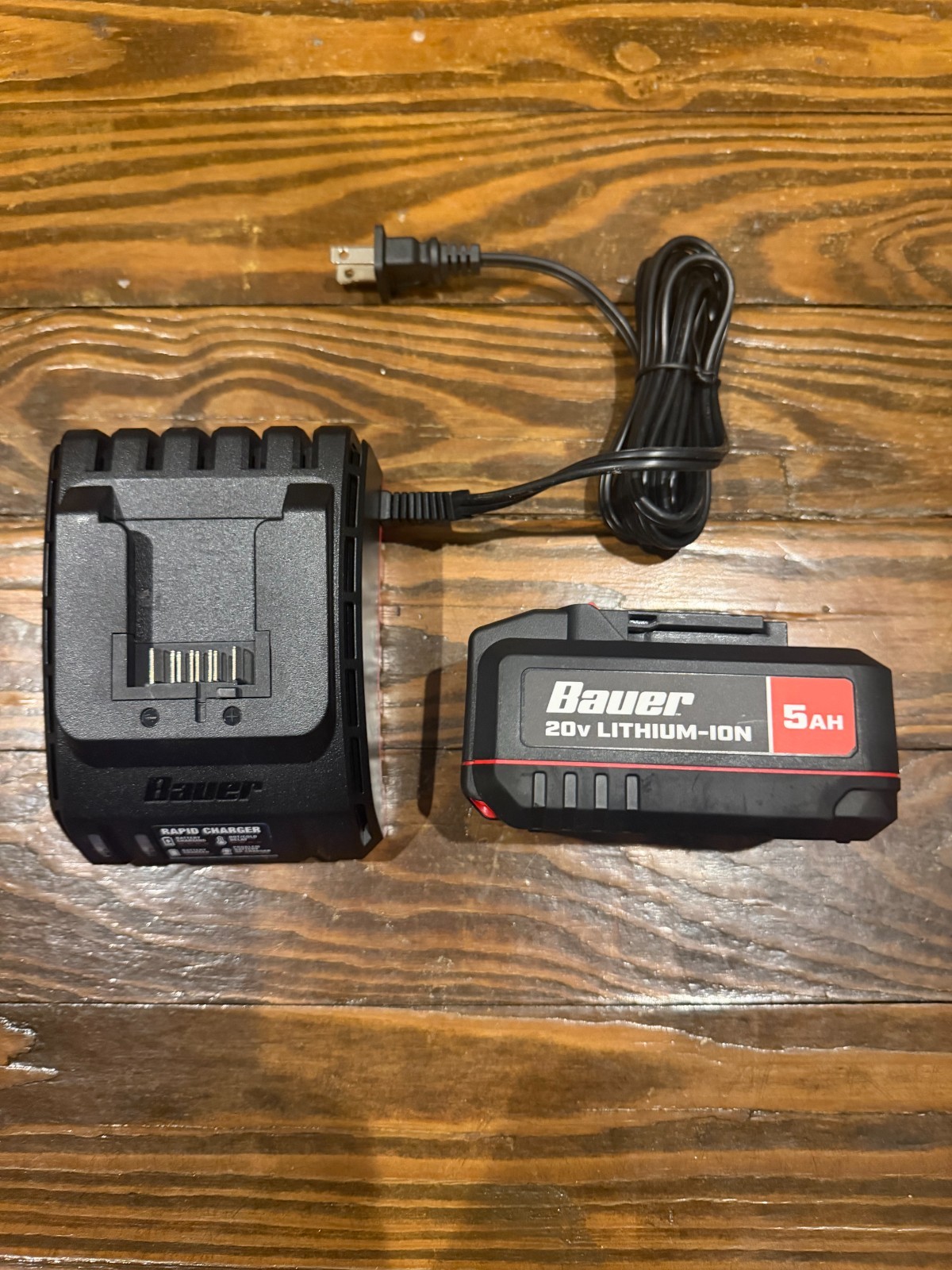 Bauer Hypermax 20V Starter Kit 5Ah Battery Included Charger Model 1704C-R