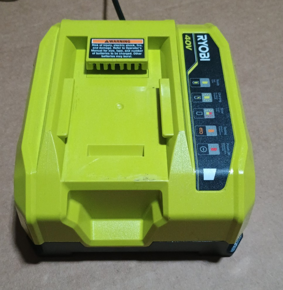 Authentic New Ryobi 40V Lithium Rapid Charger OP406VNM – Fast Shipping!