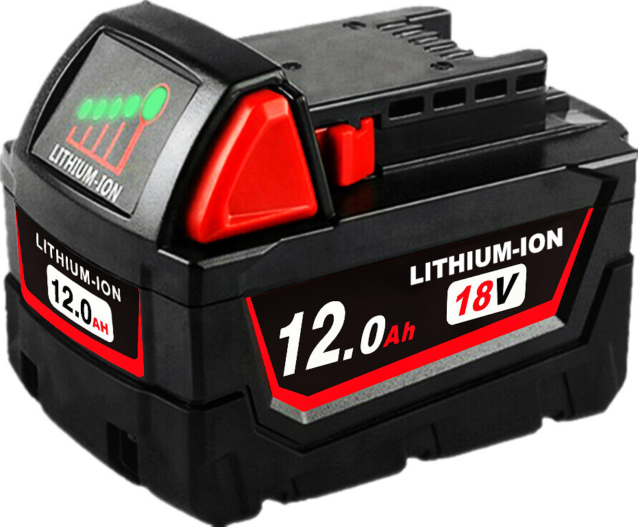 18V 12.0AH Extended Capacity Battery For Milwaukee M18 Lithium 48-11-1890 6.0Ah