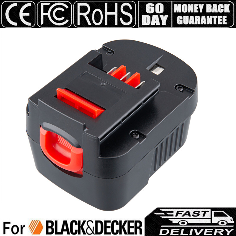 12V 4800mAh HPB12 For BLACK + DECKER 12Volt Slide Battery A12 A1712 A12EX FS120B