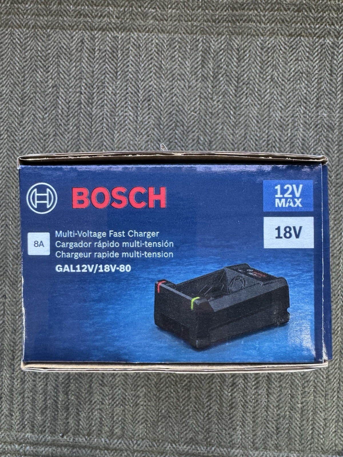 BOSCH GAL12V/18V-80 12V/18V Multi-Voltage Fast Battery Charger