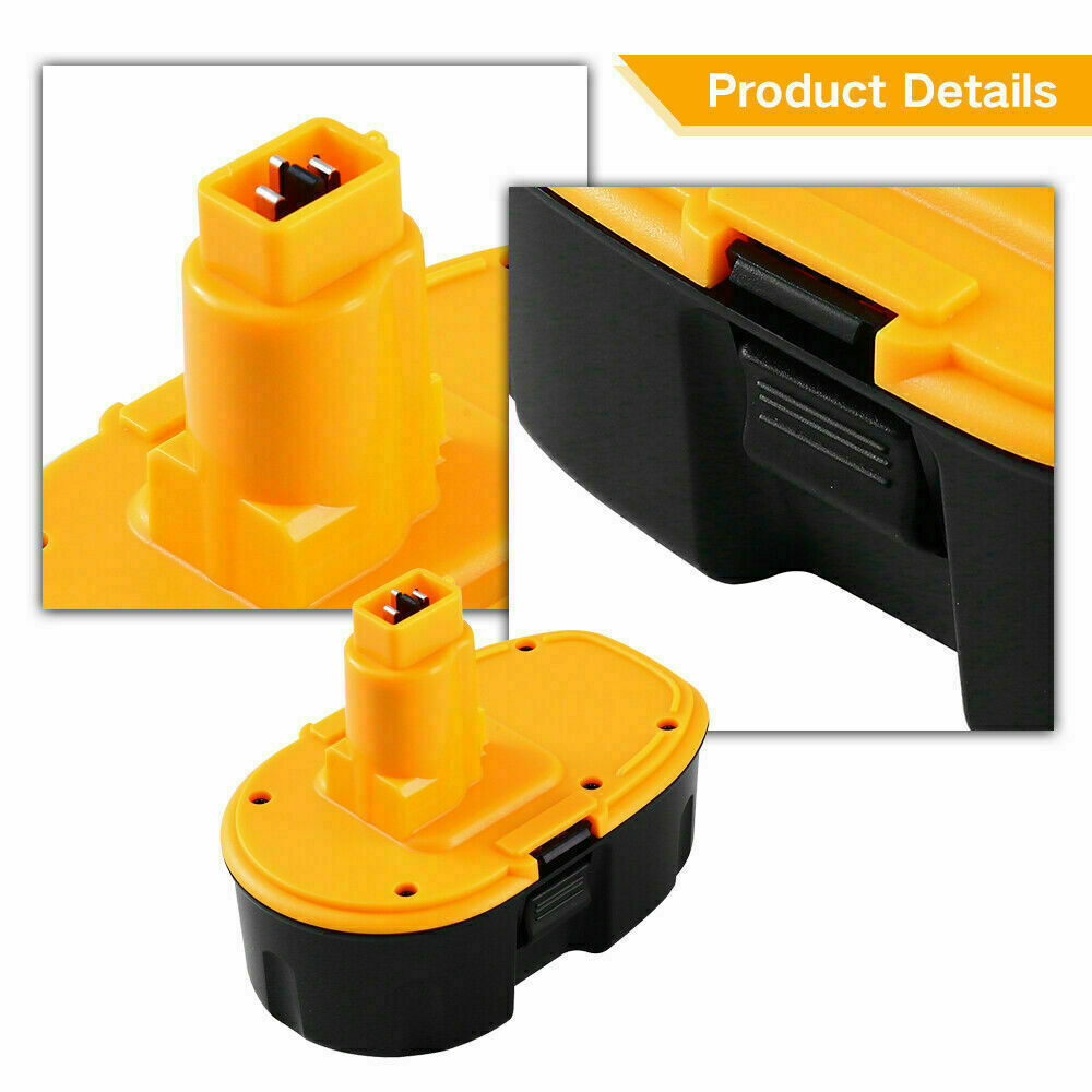 Replacement for Dewalt 18 Volt Battery DC9096-2 DC9098 DC9099 NiMH 18V Battery
