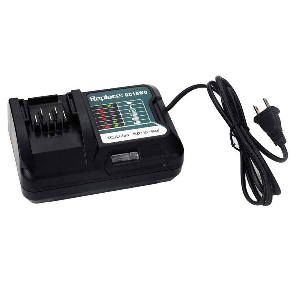 Charger for Makita 10.8V 12V DC10WD BL1016 BL1021B BL1041B FD05 Li-ion Battery