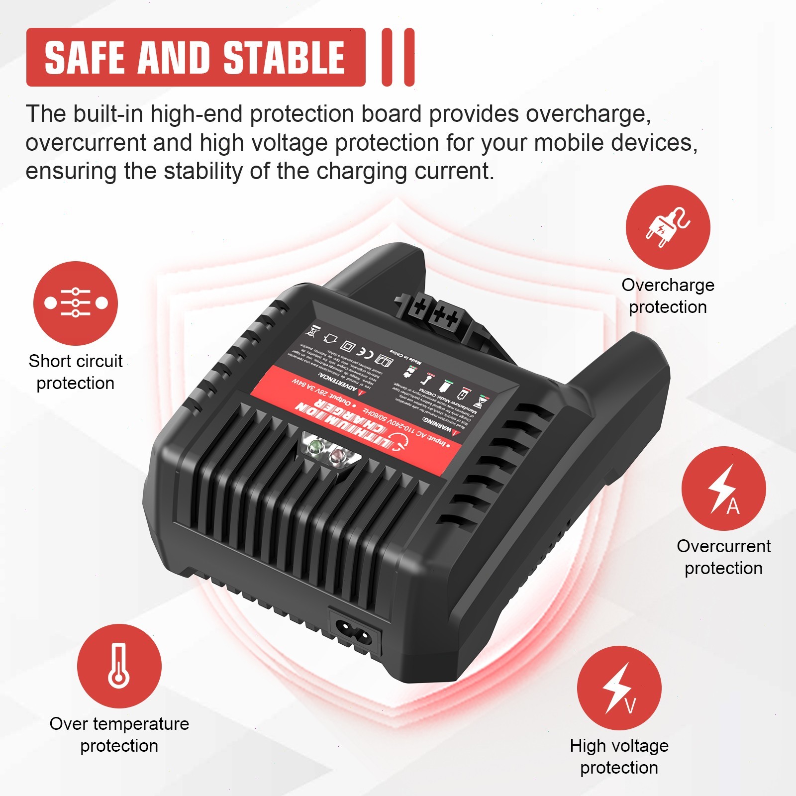 48-59-2819 Rapid Charger For Milwaukee M28 28-Volt Pass-Through Single-Unit