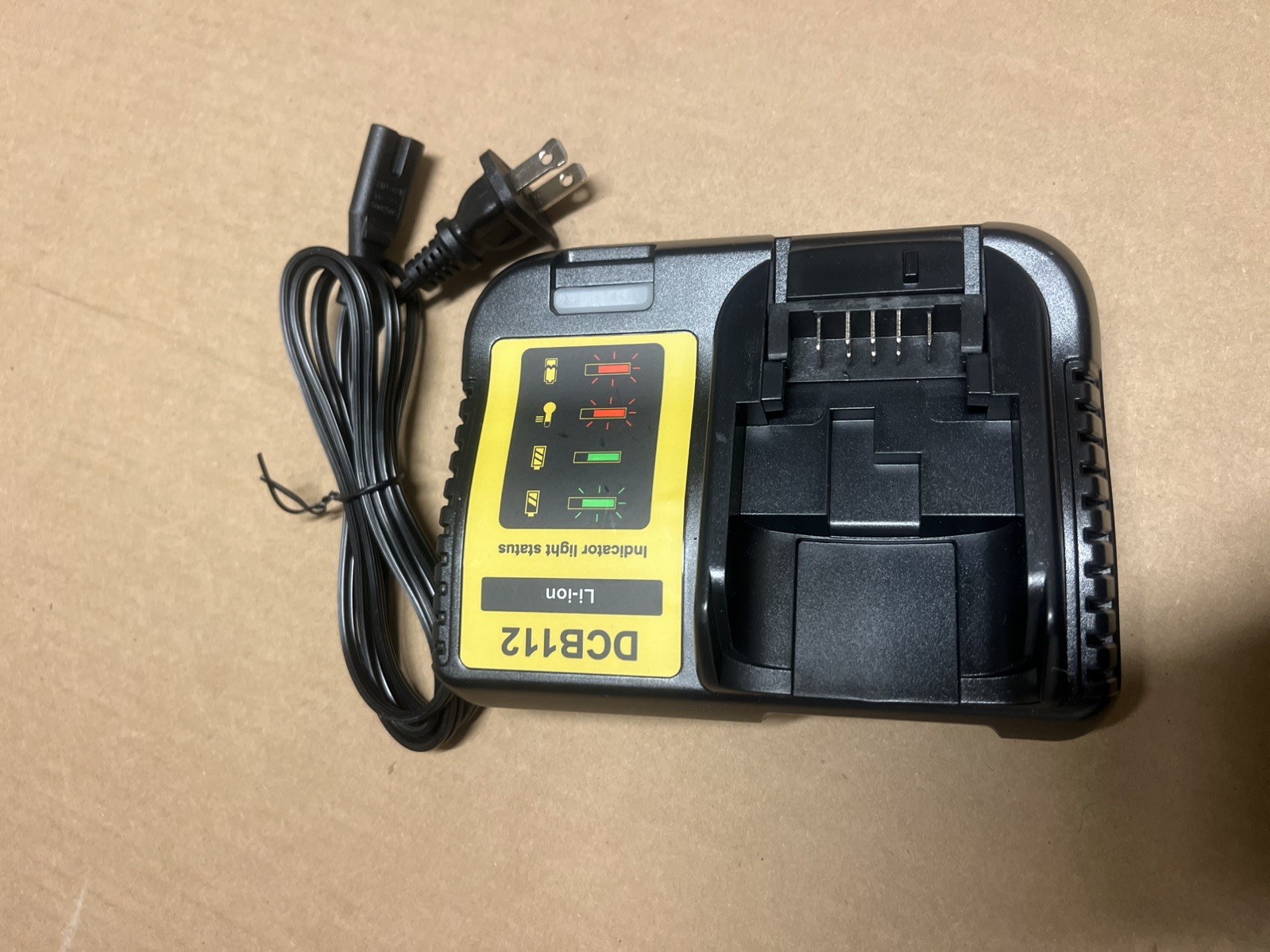 NEW DCB Charger For DeWalt 12V~20V Max Li-on battery DCB206-2 DCB205 DCB200