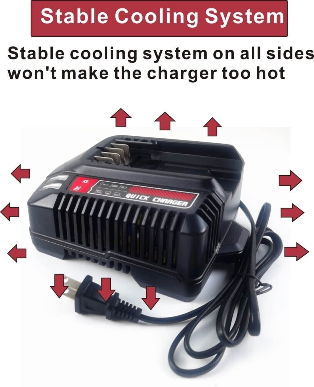 20V Fast Charger CMCB104 For Craftsman V20 Lithium-ion Battery CMCB204 CMCB202