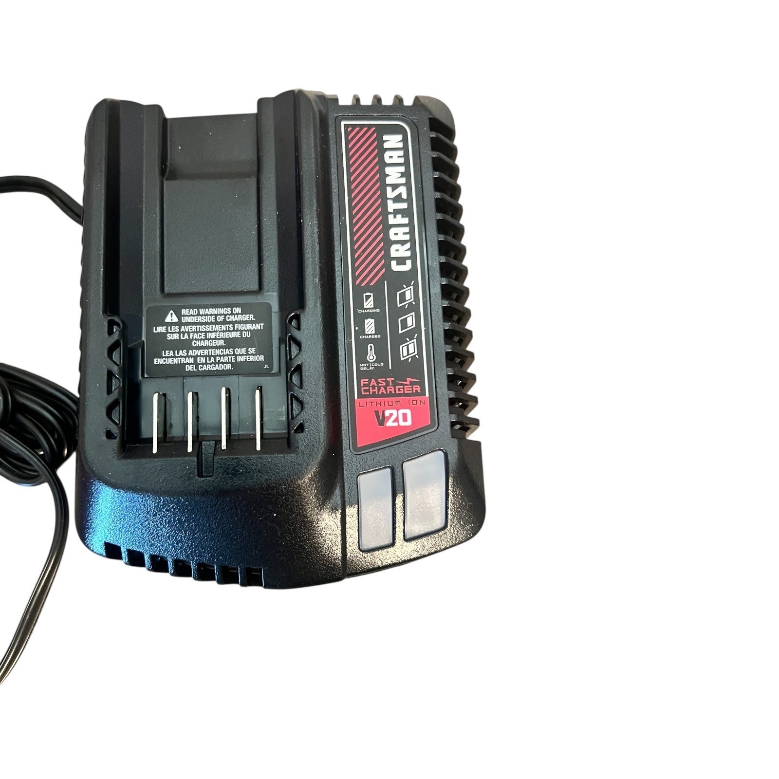 Craftsman Model CMCB104 V20 20V Lithium Ion Fast Charger Used Once Tested Works