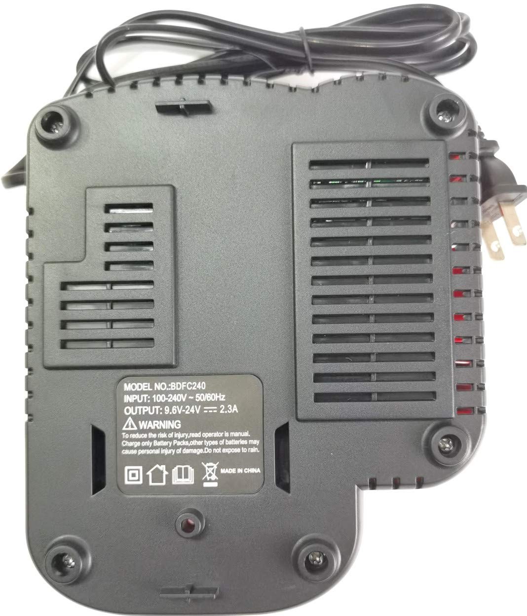 Anoitd Bdfc240 Bdccn24 Multi-Volt Battery Charger For Fsmvc 18V 14.4V 12V 9.6V