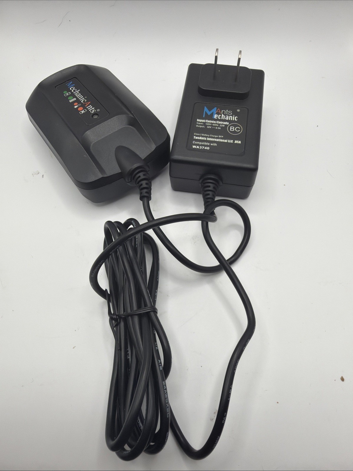 32V Replacement Charger Worx WA3740 WA3537 Lithium Battery black Mechanicants