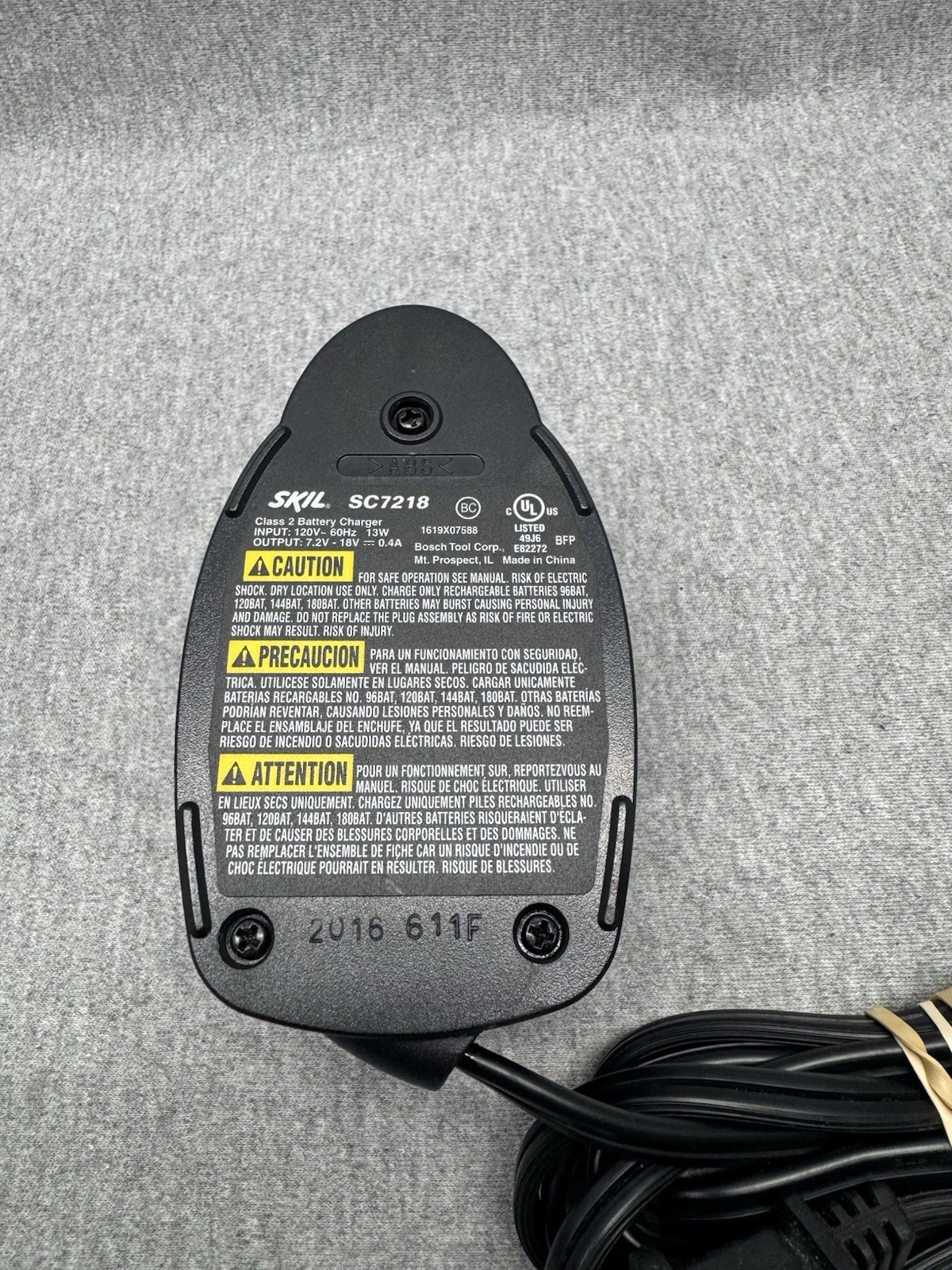Skil SC7218 Multi-Volt Battery Charger – Genuine OEM 7.2V 9.6V 12V 14.4V 18V