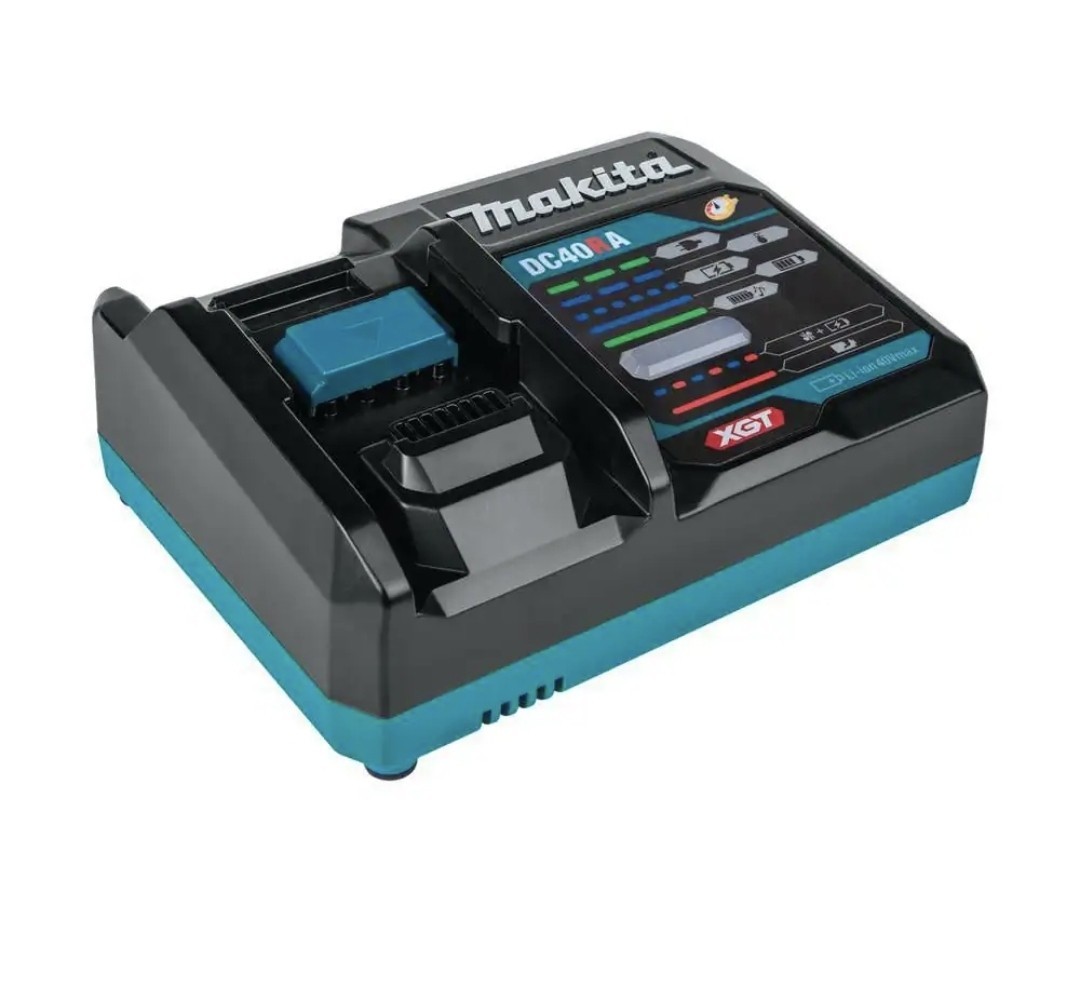 Makita DC40RA 40V Max XGT Rapid Optimum Charger – Black/Blue