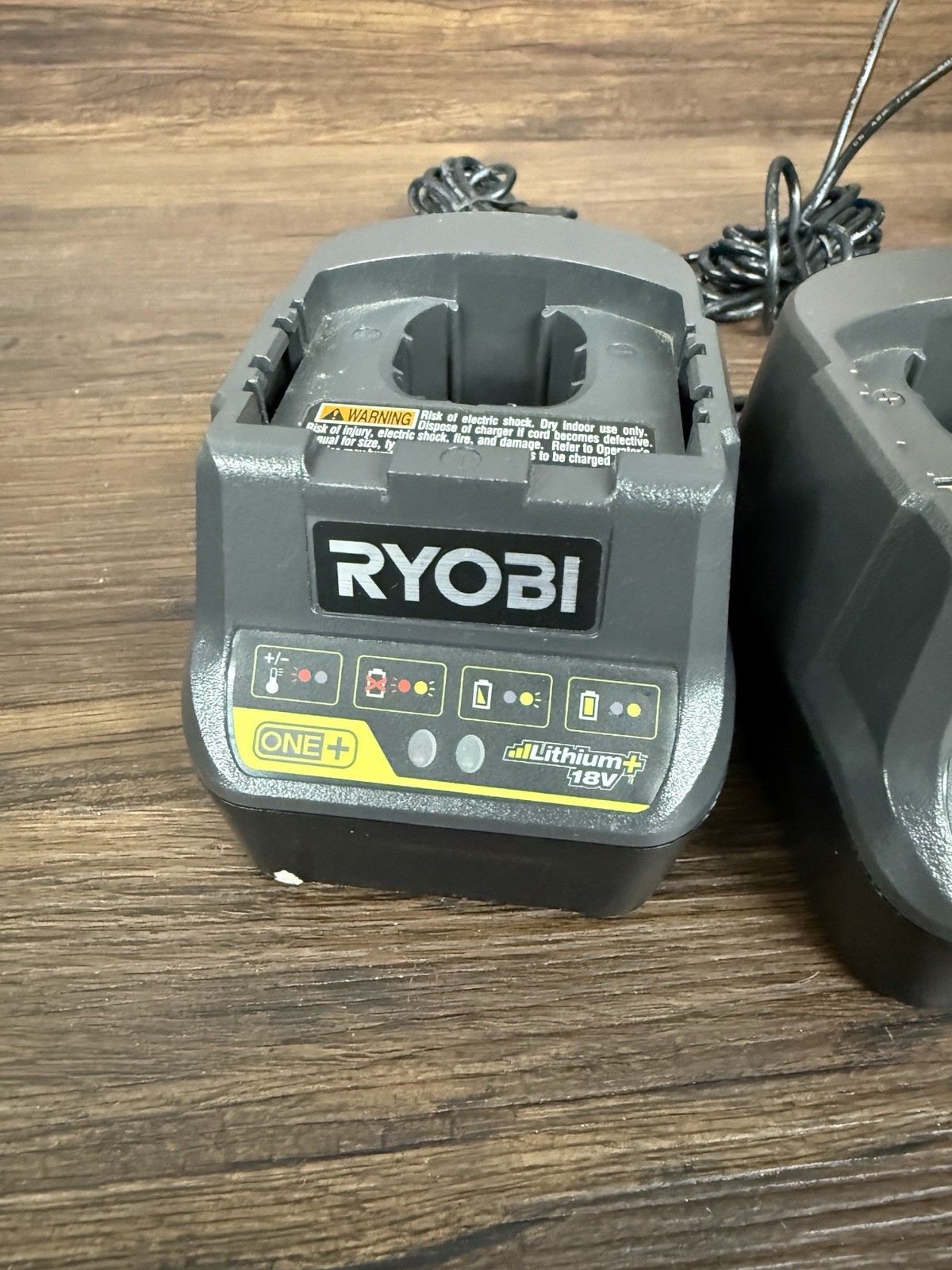 Lot Of 3 Ryobi One+ 18V Battery Charger Genuine OEM Model P118B 140350004