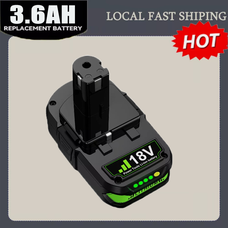 For Ryobi 18V ONE+ PLUS 3.6 Ah Lithium-Ion Battery P190 P108 P102 P104 18VOLT US