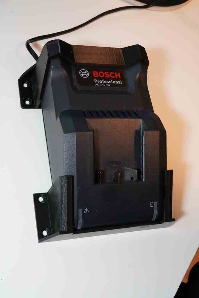 Wall Mount for Bosch Professional AL 36V-20 / GAL 18V-40 Battery Charger