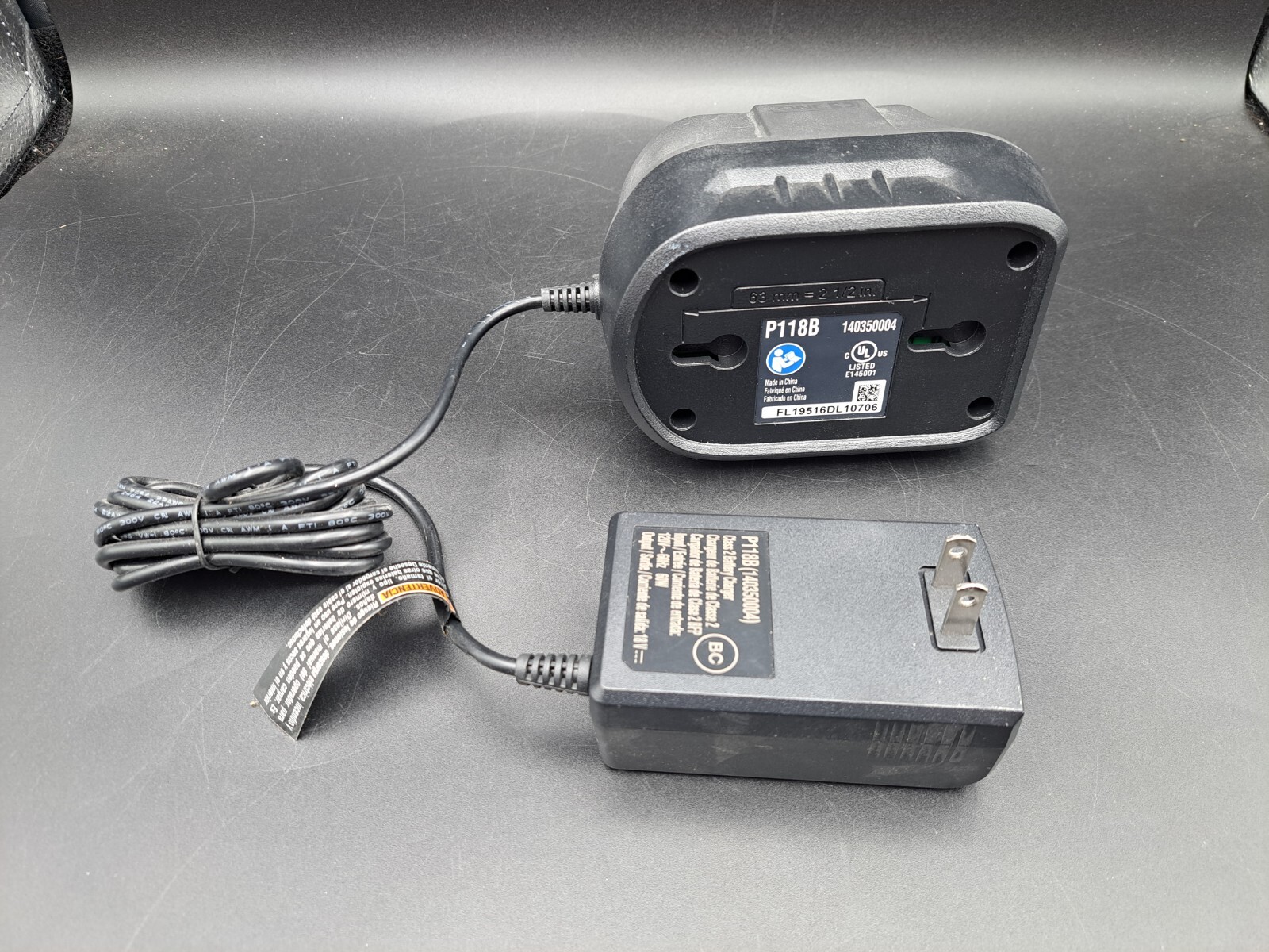 Ryobi 18V ONE+ Lithium-Ion Battery Charger Only (P118B)