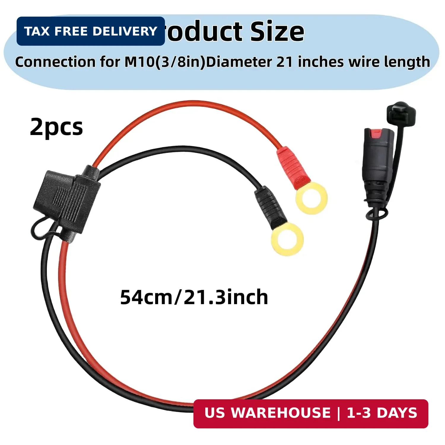 KOIUETUA （2 -Pcs） GC008 X-Connect Fit for NOCO Battery Charger Accessories