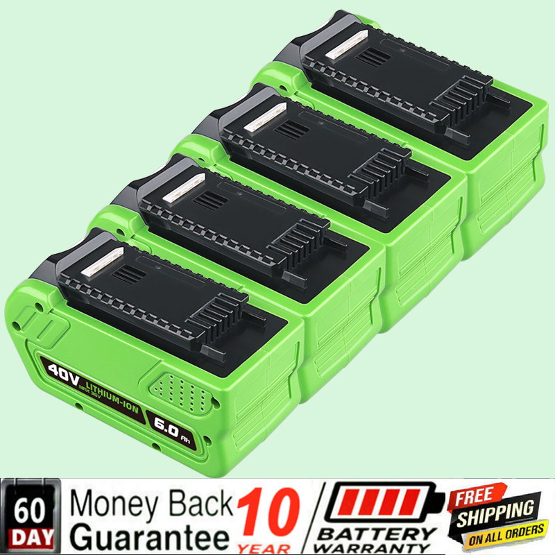 40V 6.0Ah For Greenworks G-MAX Lithium Battery 29472 29462 29252 20202 /8.0Ah US