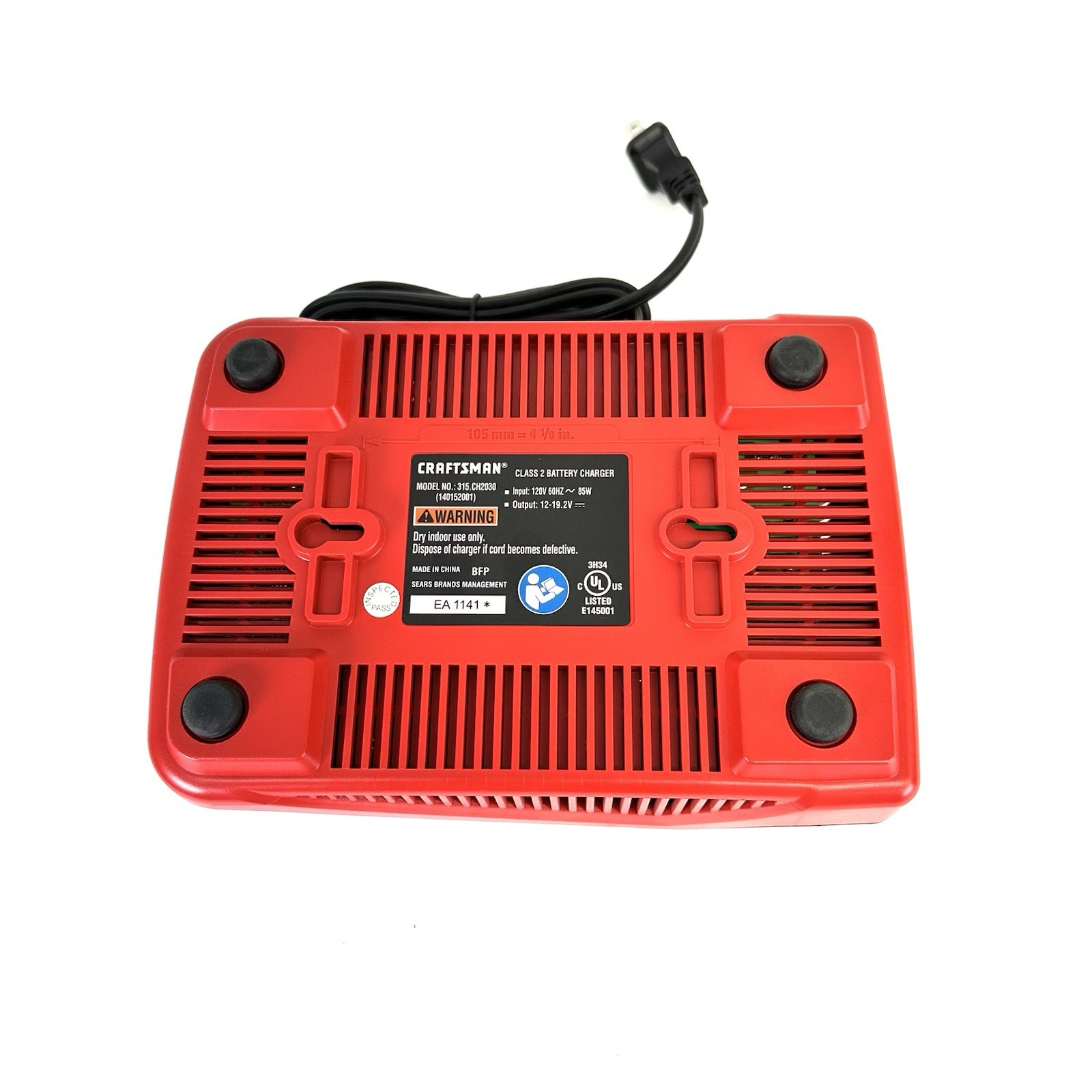 Craftsman Dual Chemistry Battery Charger 12V-19.2V NiCd Li-ion 315.CH2030 Tool