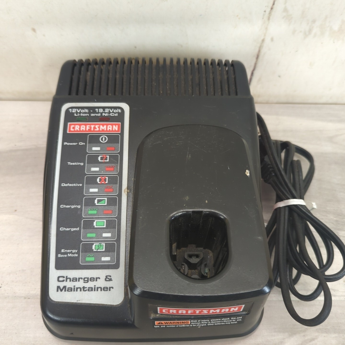 Craftsman 12-19.2v Lithium-ion NiCad BATTERY CHARGER MAINTAINER 315.CH2030 OEM