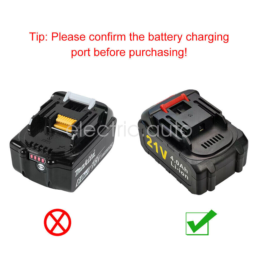 18V Battery Charger For Makita LXT Li-ion BL1860 BL1830 BL1850 Cordless Power US