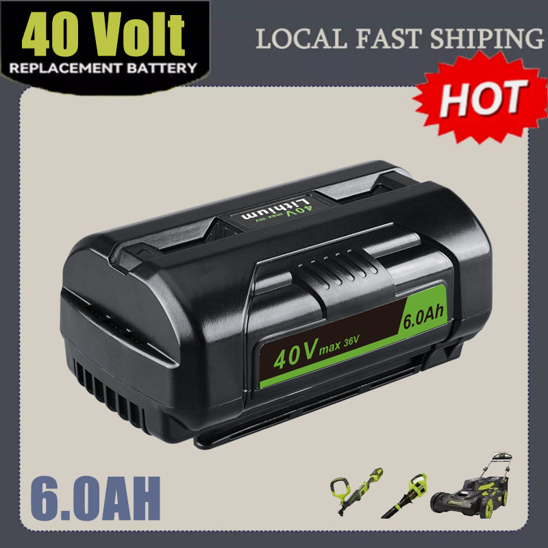 1-4PCS For Ryobi 40Volt 6.0Ah Battery High Capacity Lithium ion OP4050 OP40602