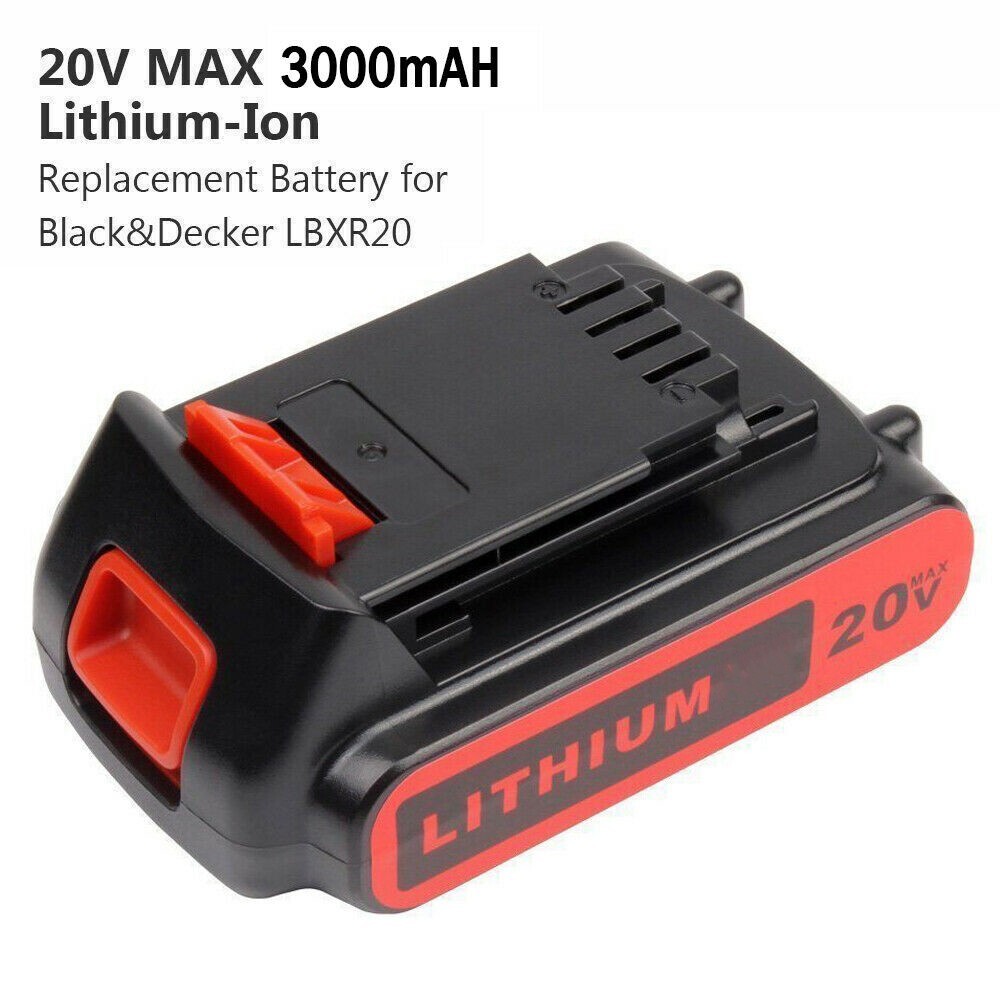 20V for Black and Decker 20 Volt MAX Lithium Battery LBXR20 LB20 LBX20