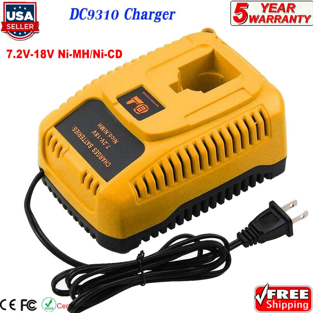 18 Volt DC9310 Charger for Dewalt 7.2V-18V XRP Battery NiCd/NiMh DC9096 DC9098