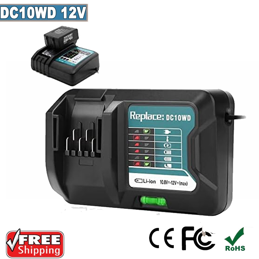 DC10WD Charger For Makita 12V MAX Li-ion Battery Charger BL1041 BL1021 10.8V